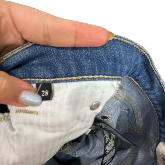 28 “ - 7 For All Mankind - The Original Bootcut Jeans - Distressed - Picture 3 of 7